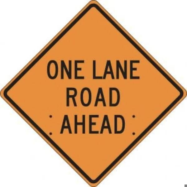 Accuform ROLLUP CONSTRUCTION SIGN ONE FRC422FL FRC422FL - main